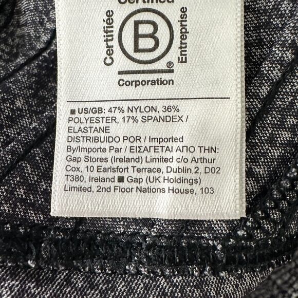 Athleta Delancey Textured Moto Tight Leggings Women’s Large Stretch Pockets Gray - Picture 7 of 10